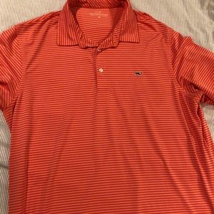 Vineyard Vines Performance Golf Polo - Orange XL